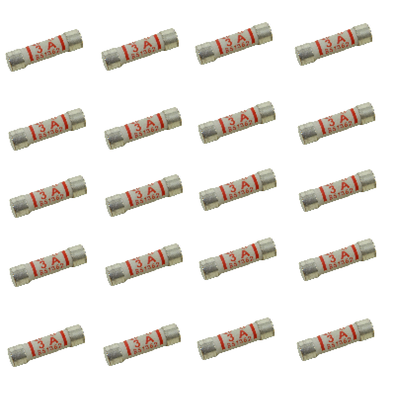 3 Amp Fuse 25mm x 20
