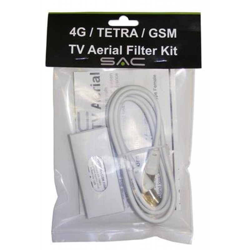 4G GSM / Tetra TV Aerial Filter Bundle