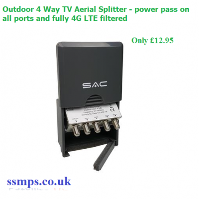 4 Way LTE Masthead/Outdoor Splitter 4 Way LTE Masthead/Outdoor Splitter