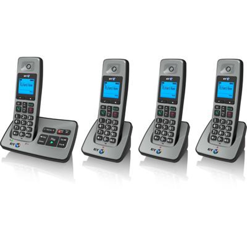BT2500 Quad Cordless Dect Phones with Answering Machine