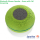Bluetooth Shower Speaker - Green - Hands-free Call / 400mAh Lithium-ion Battery / Lamp Colour Change