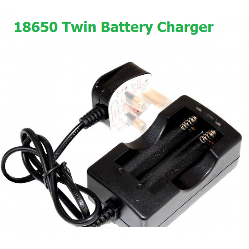 Double Battery Charger 18650 Batteries