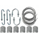Double Chimney Bracket Kit Galvanised 11"
