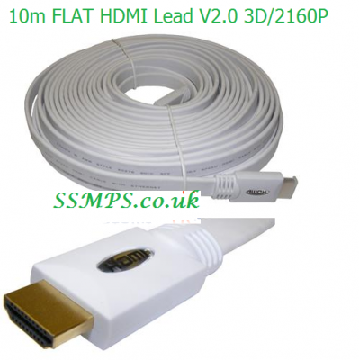 10m Flat HDMI Cable 2160P/ 3D