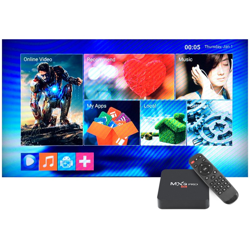 AAA MX PLUS II 4K Ultra Full HD 1080p Android Kodi 14.2 Quad Core STB