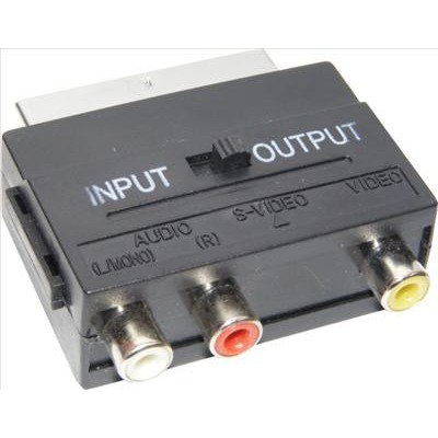 Scart to Phono Adaptor Scart to Phono Adaptor