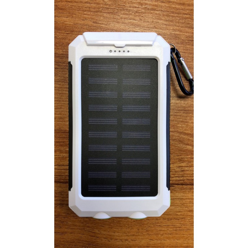 Solar Mobile Phone Charger - White