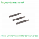 PTX 3 Piece Chrome Vanadium Star ScrewDriver Bits