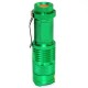 UltraFire SK68 300 Lumens Zoom LED Flashlight - Green