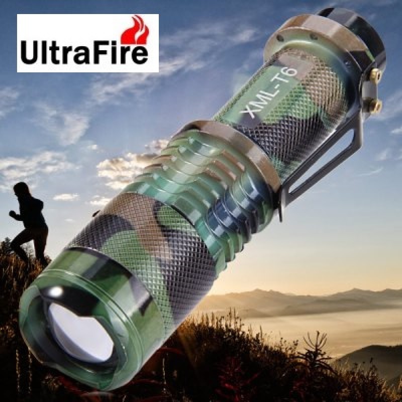 UltraFire SK98 Cree XML T6 1200 Lumens Zoom LED Flashlight