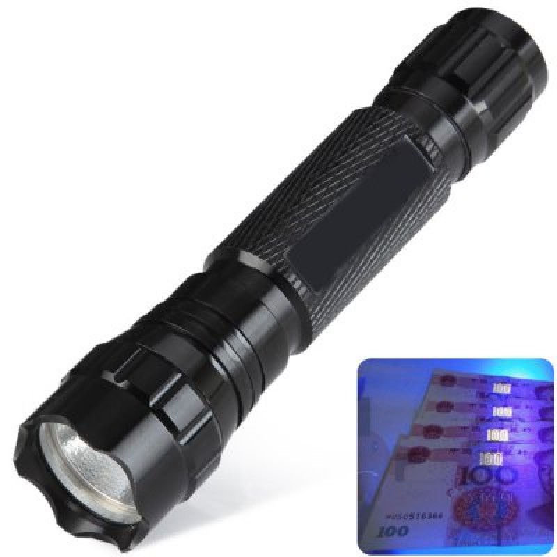 Ultrafire UV Ultraviolet Purple Flashlight 405nm