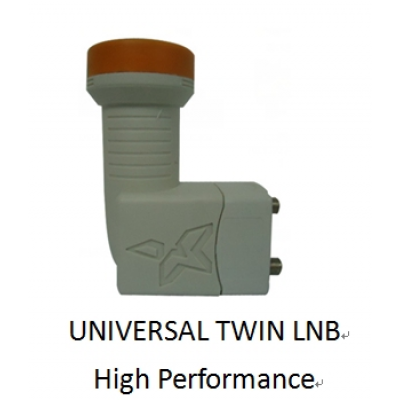 Universal Twin LNB 0.1db - 2 Outputs - High Performance Universal Twin LNB 0.1db - 2 Outputs - High Performance