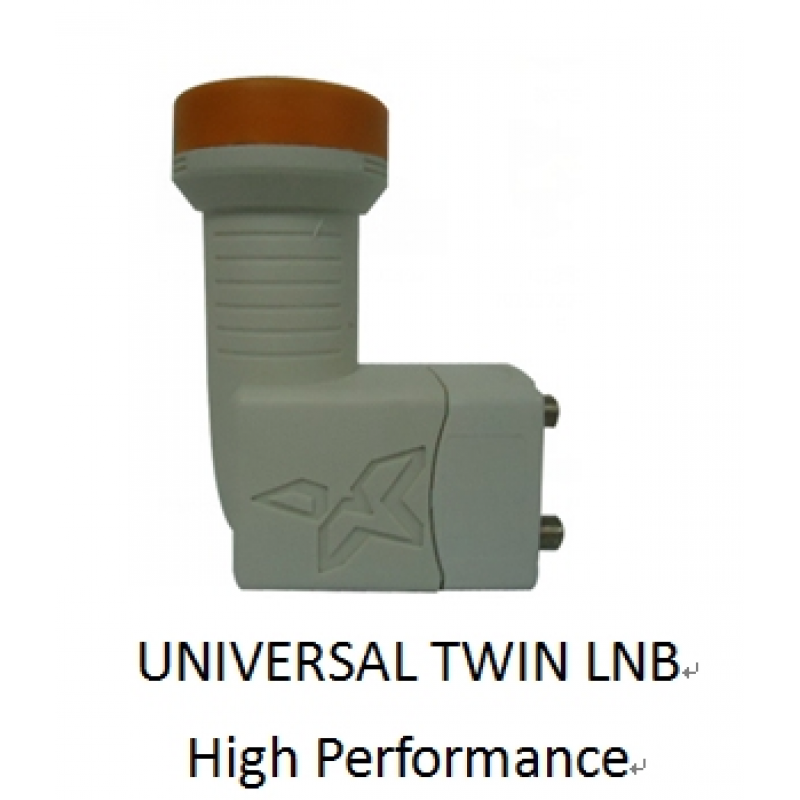 Universal Twin LNB 0.1db - 2 Outputs - High Performance